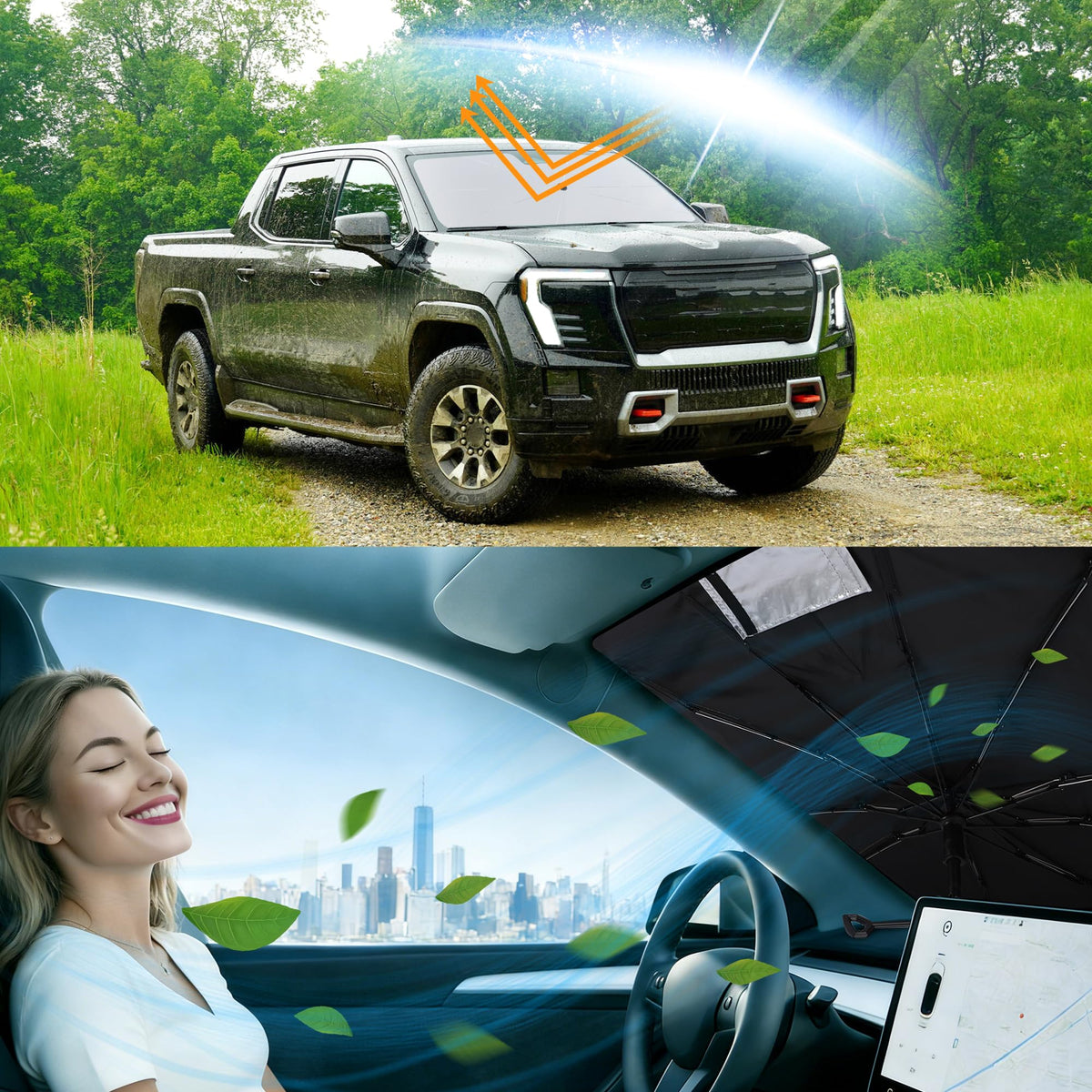 YYCKE protecting dashboard from sun to prevent fading and heat damage