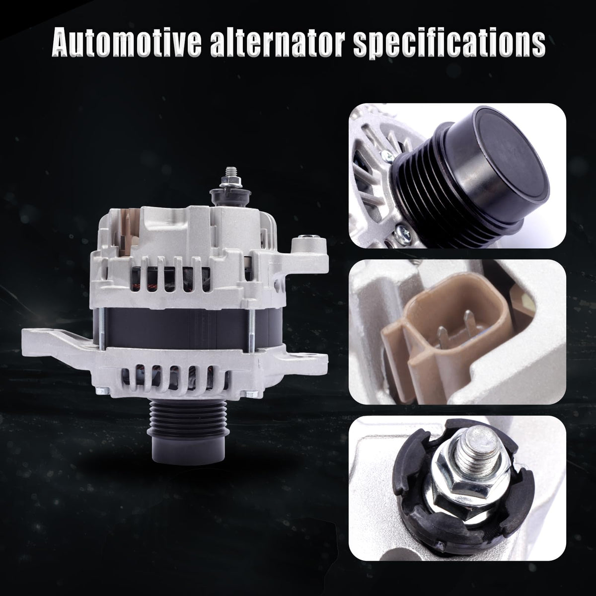 YYHHZZ alternator installed in Dodge Journey engine bay demonstrating fitment benefit