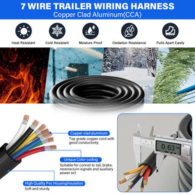 yyzimuqi 30ft cable laid beside measuring tape showing scale and generous length advantage