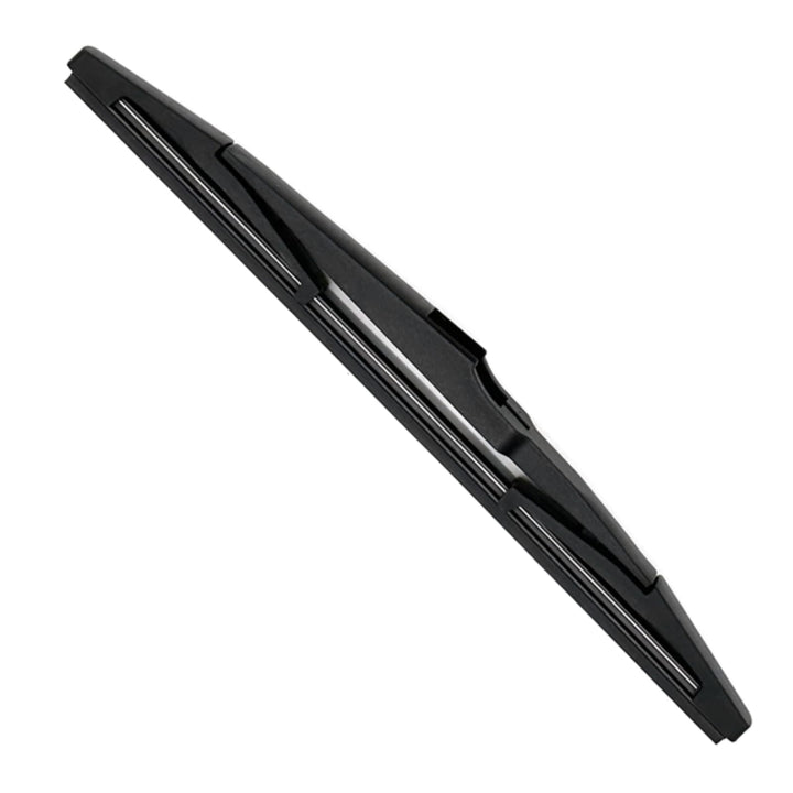 YYZYBB rear wiper front profile showing fit and clean sweep benefit