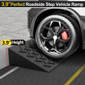YZHUPTE side profile displaying the 3.9-inch rise and gradual vehicle approach