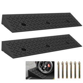 YZHUPTE folded ramp with carry handles highlighting easy transport and storage