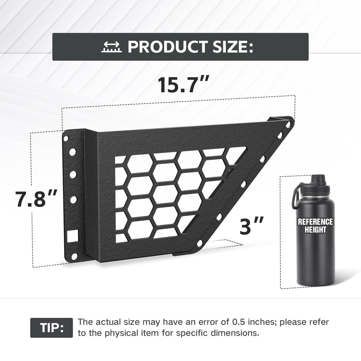 YZONA MOLLE panel and cup holder detail offering modular-organization benefit