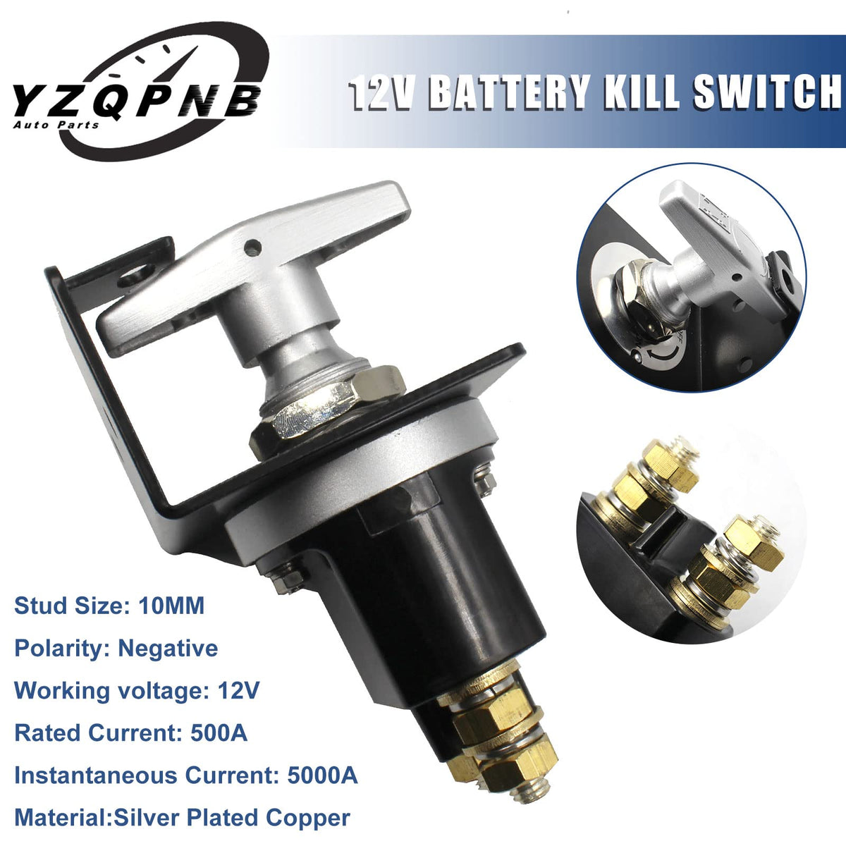 YZQPNB installed in an RV battery compartment for isolation and maintenance