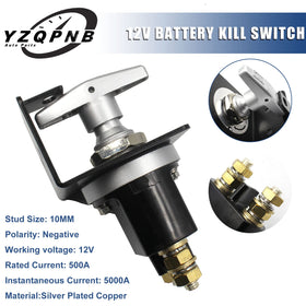 YZQPNB installed in an RV battery compartment for isolation and maintenance