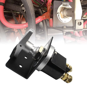YZQPNB knob with lockout plate showing padlock option for safety