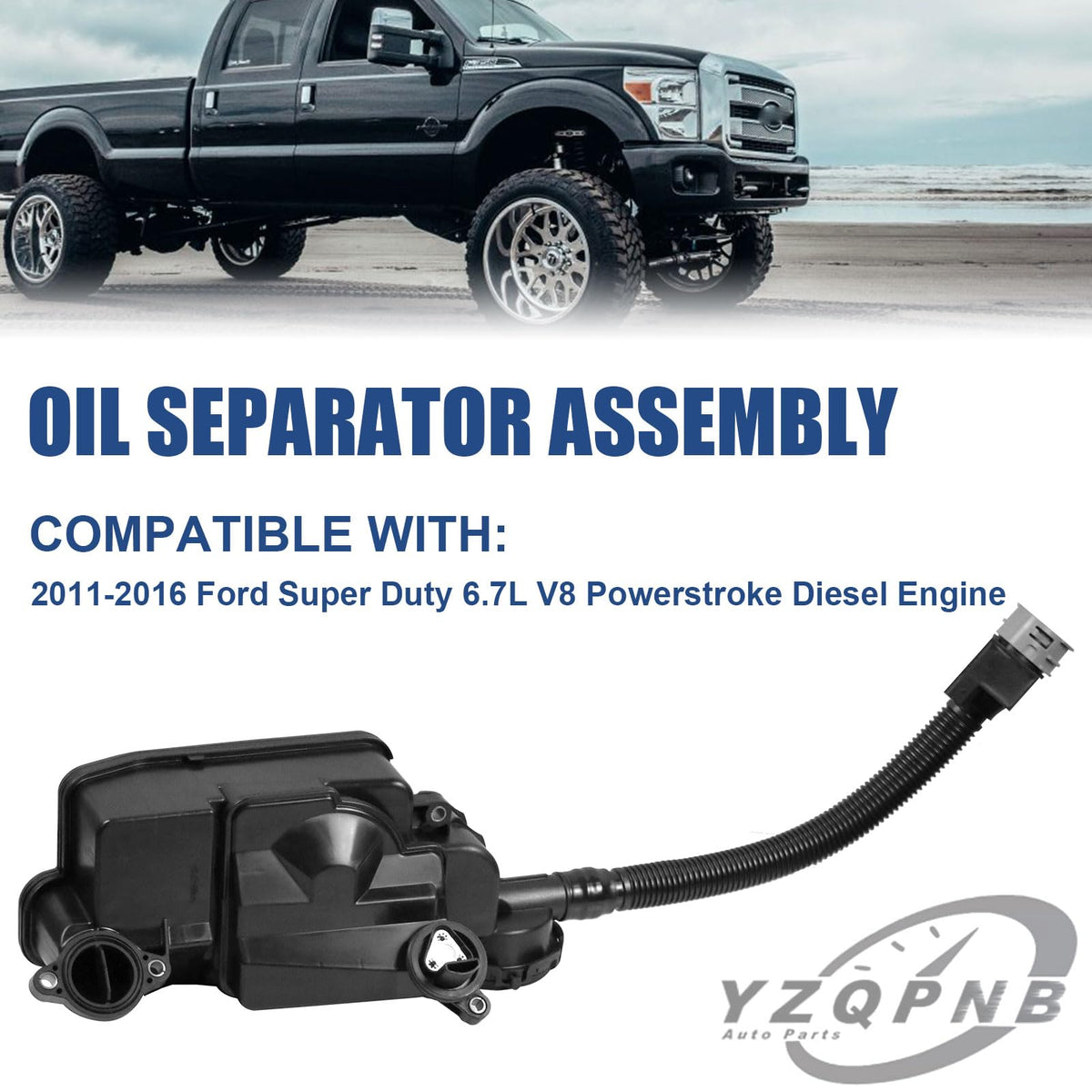 YZQPNB oil separator close-up texture showing durable housing and precision moulding benefit