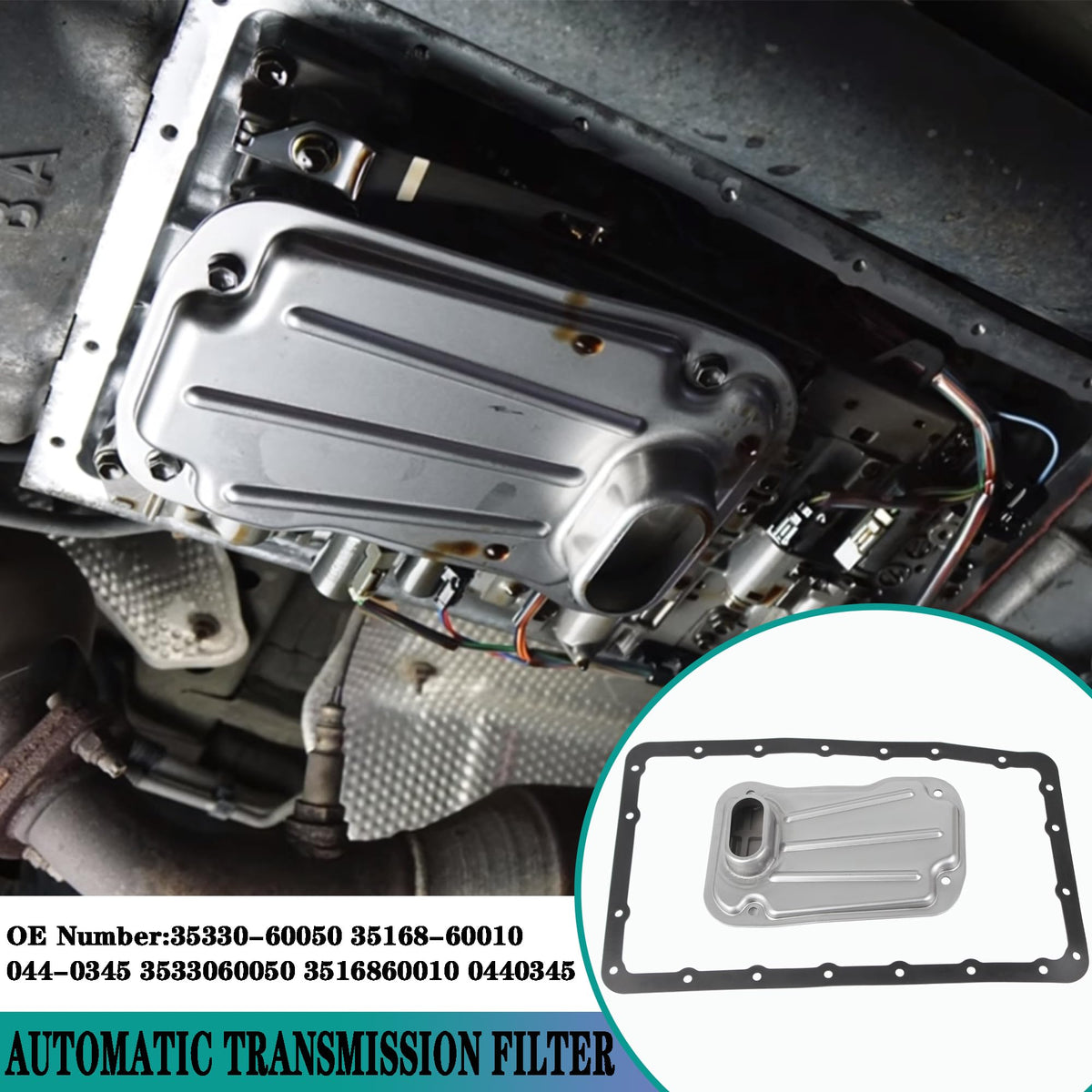 YzusGomumu filter kit staged in garage setting illustrating easy DIY transmission service