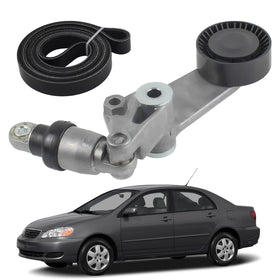 YzusGomumu front package view showing tensioner kit and belt benefits reliability