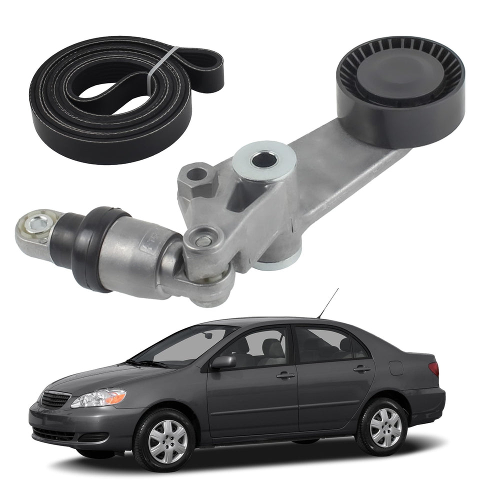YzusGomumu front package view showing tensioner kit and belt benefits reliability