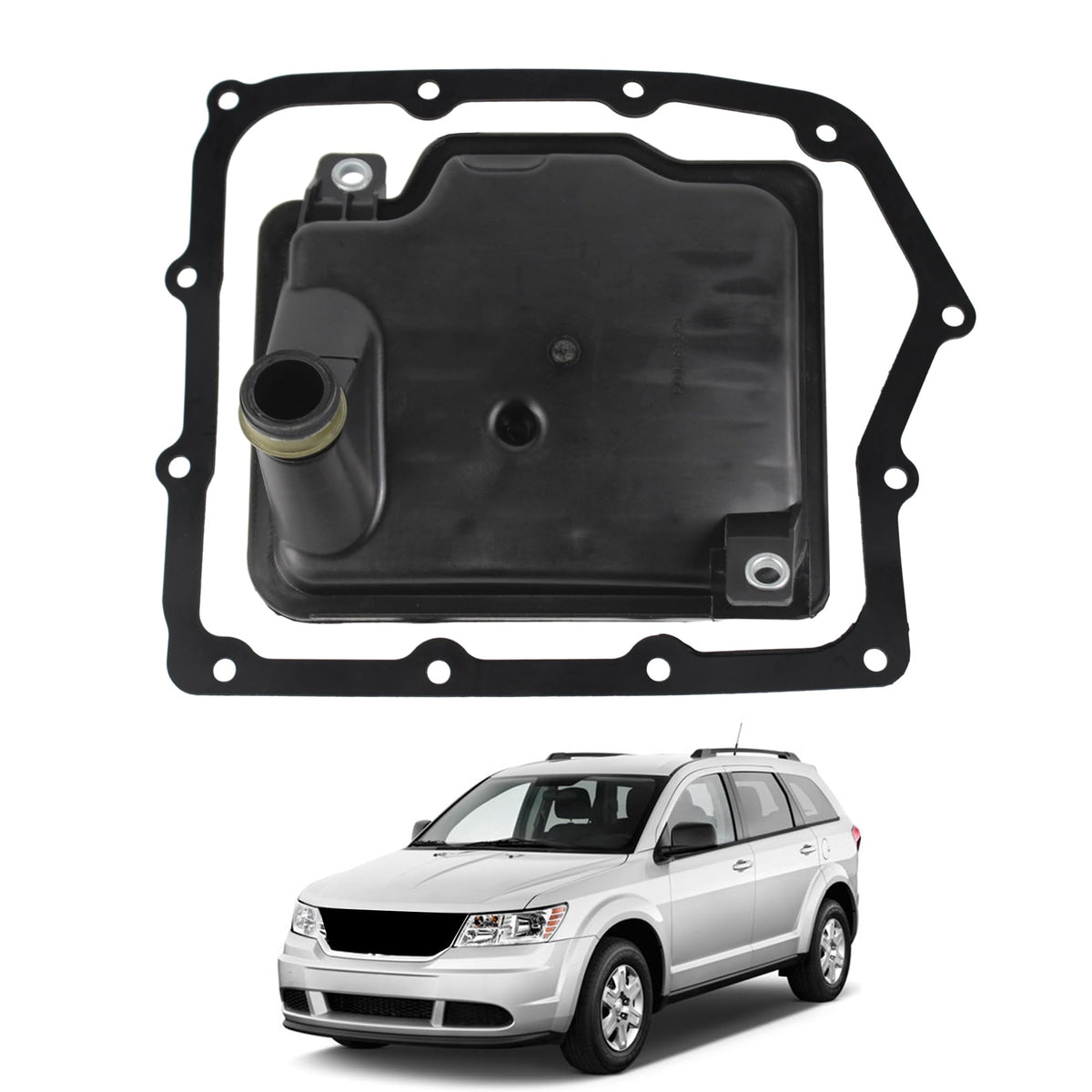 YzusGomumu front view of filter and gasket showing fitment benefit