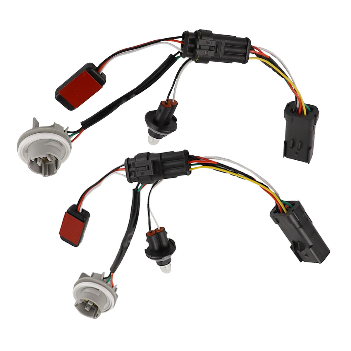 YzusGomumu front view of harness pair showing plug ends for easy install