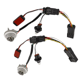 YzusGomumu front view of harness pair showing plug ends for easy install