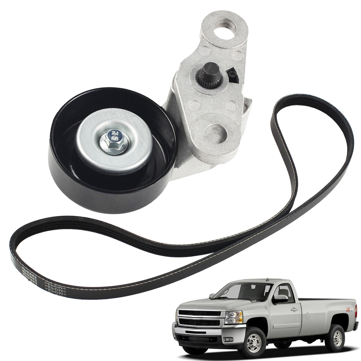 YzusGomumu front view tensioner kit showing complete assembly and fitment benefit