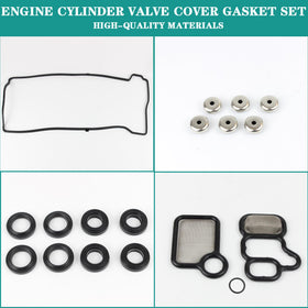 YzusGomumu gasket seated on a valve cover demonstrating correct engine fit and leak prevention