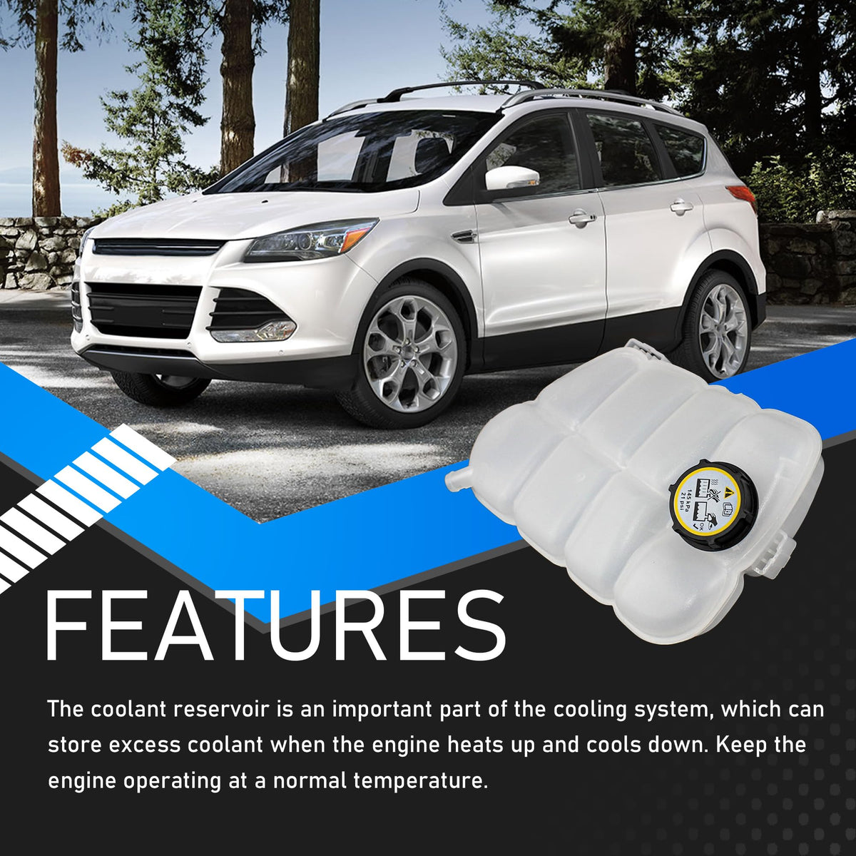YzusGomumu installed in engine bay showing correct fit on Ford vehicle