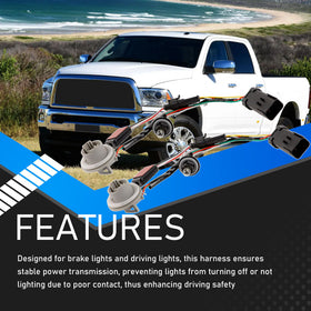 YzusGomumu harness installed on Ram tail area improving LED light reliability