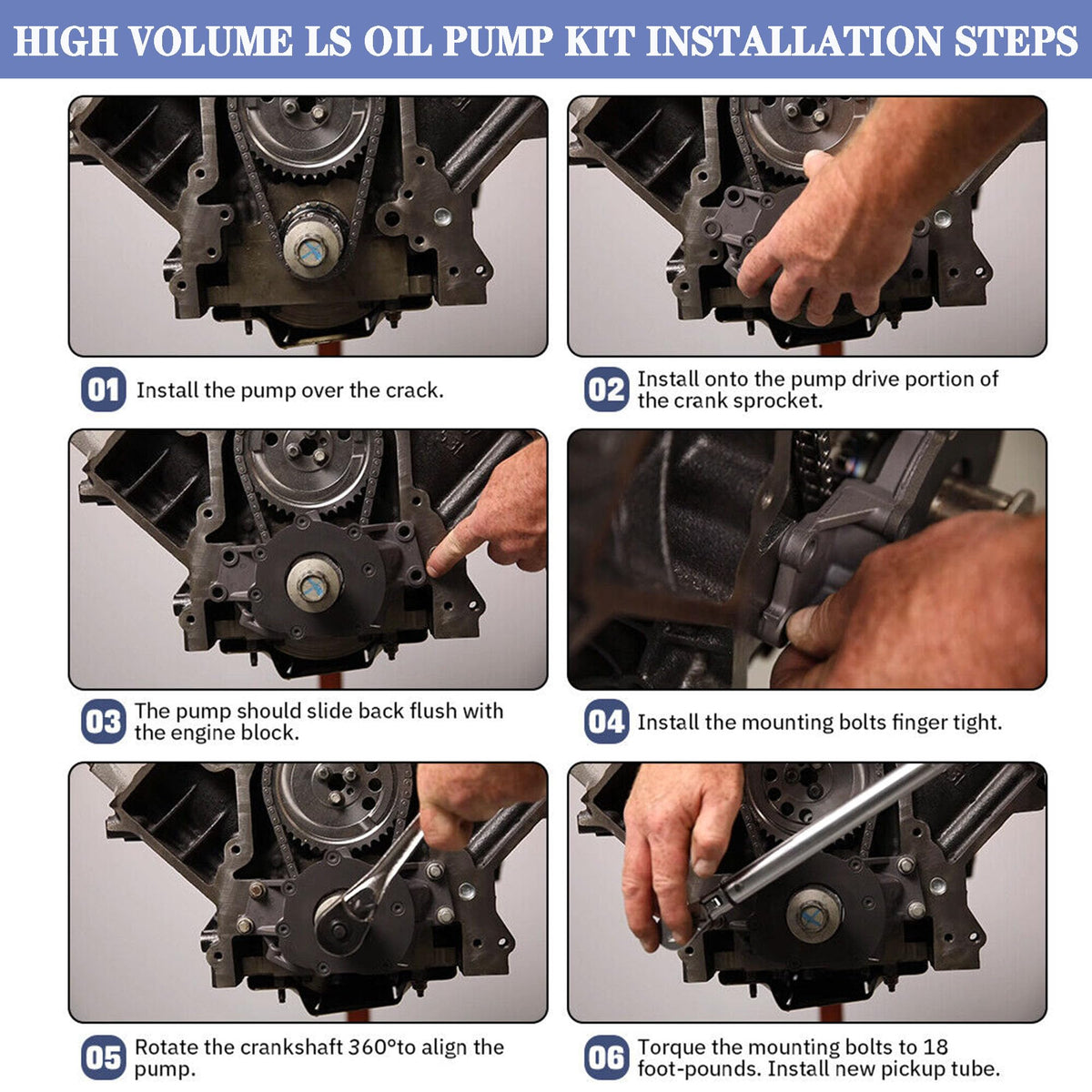 YzusGomumu pump installed in engine bay demonstrating direct-fit upgrade