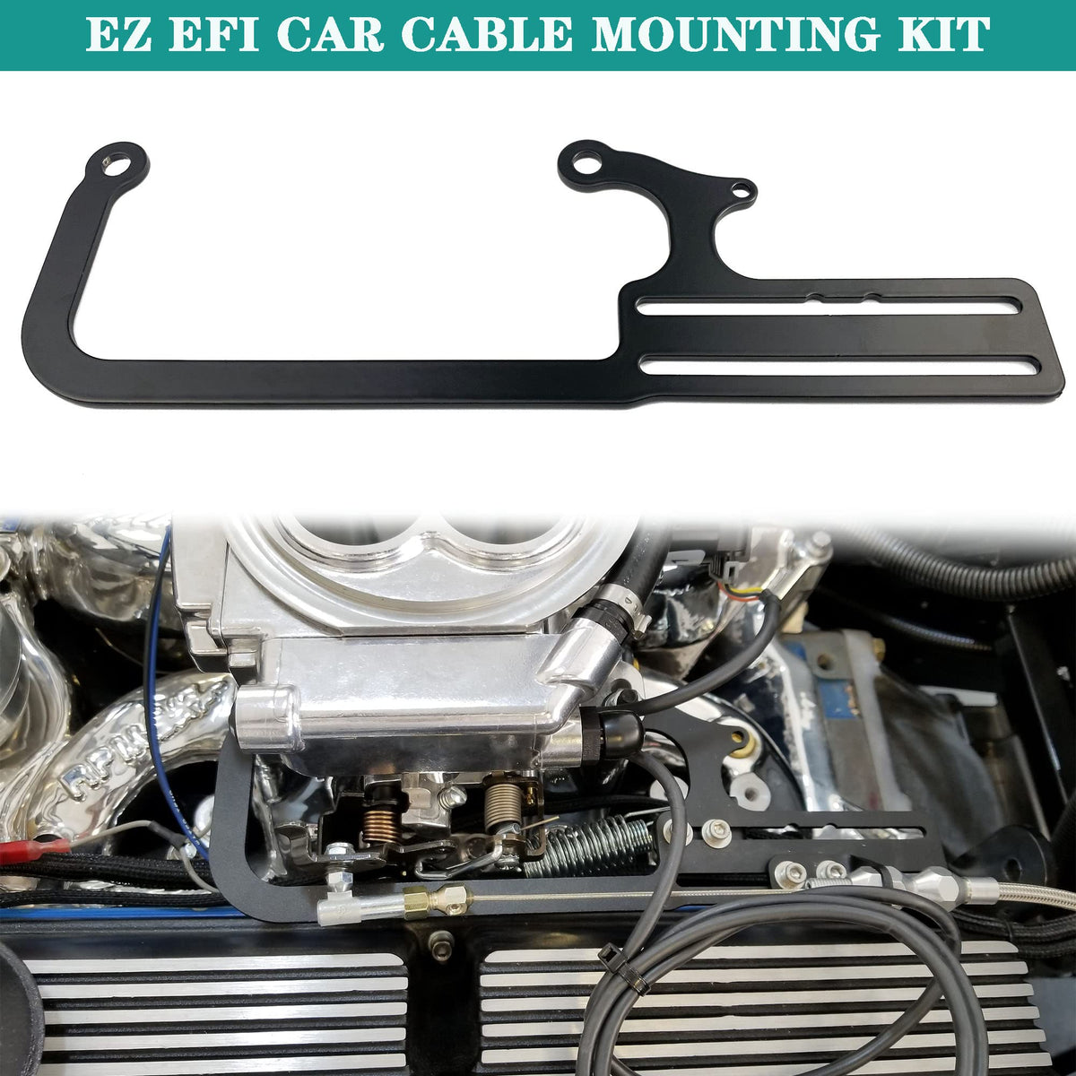 YzusGomumu bracket installed on 700R4 transmission for stable cable routing