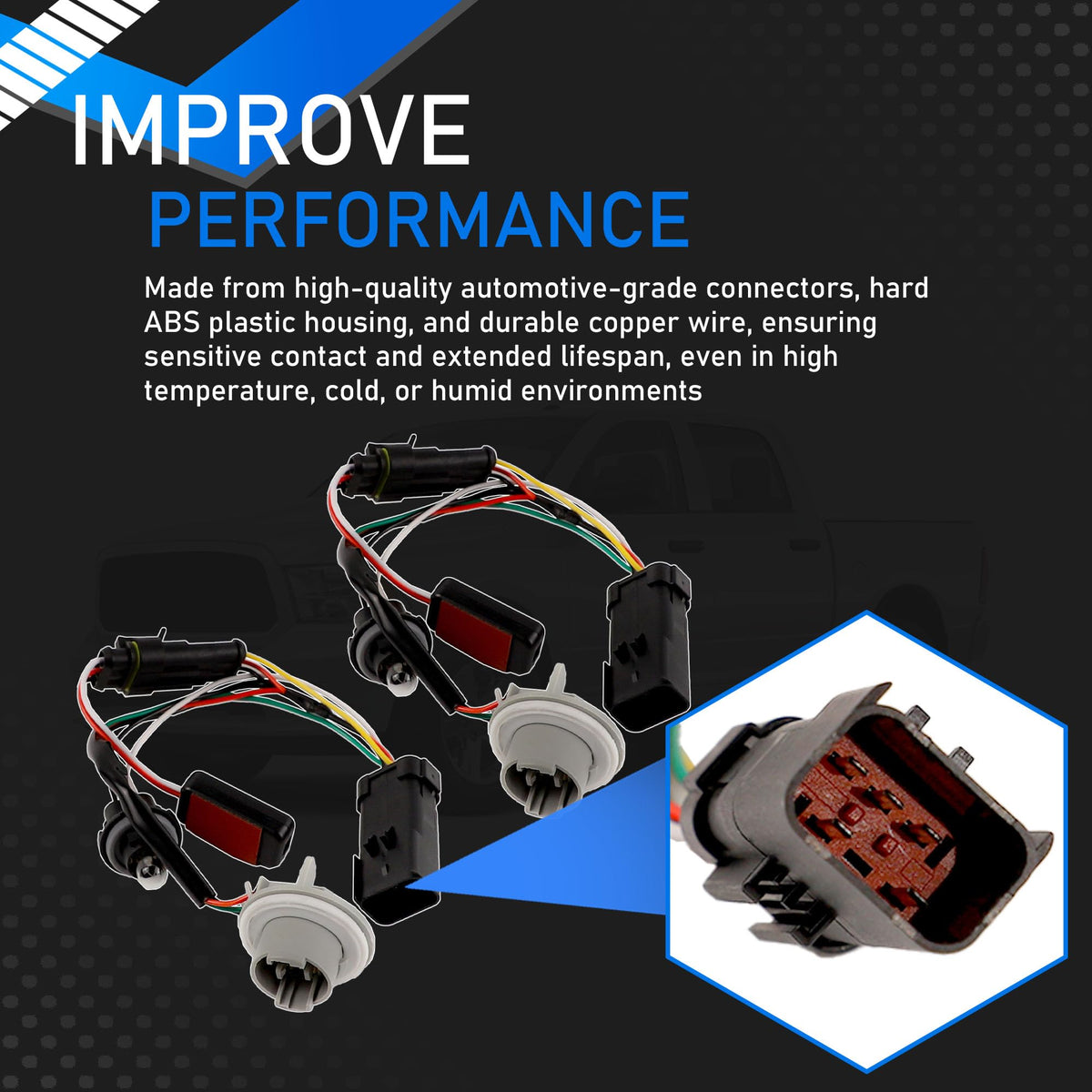 YzusGomumu harness held in hand to show size and scale for DIY installers