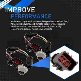YzusGomumu harness held in hand to show size and scale for DIY installers