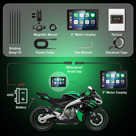 YZW accessories with optional TPMS and USB power cable for system expansion