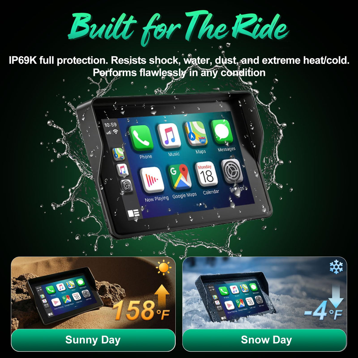 YZW display showing a custom boot logo preview for personalized appearance