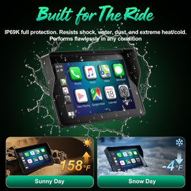 YZW display showing a custom boot logo preview for personalized appearance