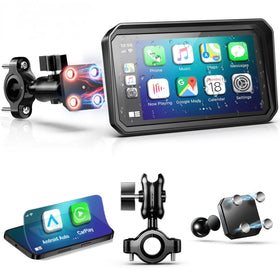 YZW front-facing 6-inch display showing navigation, improved visibility