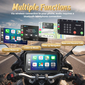 YZW installed on motorcycle handlebar demonstrating stable riding view