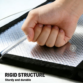 YZZWATW folded in storage bag compactly for easy transport and dust protection