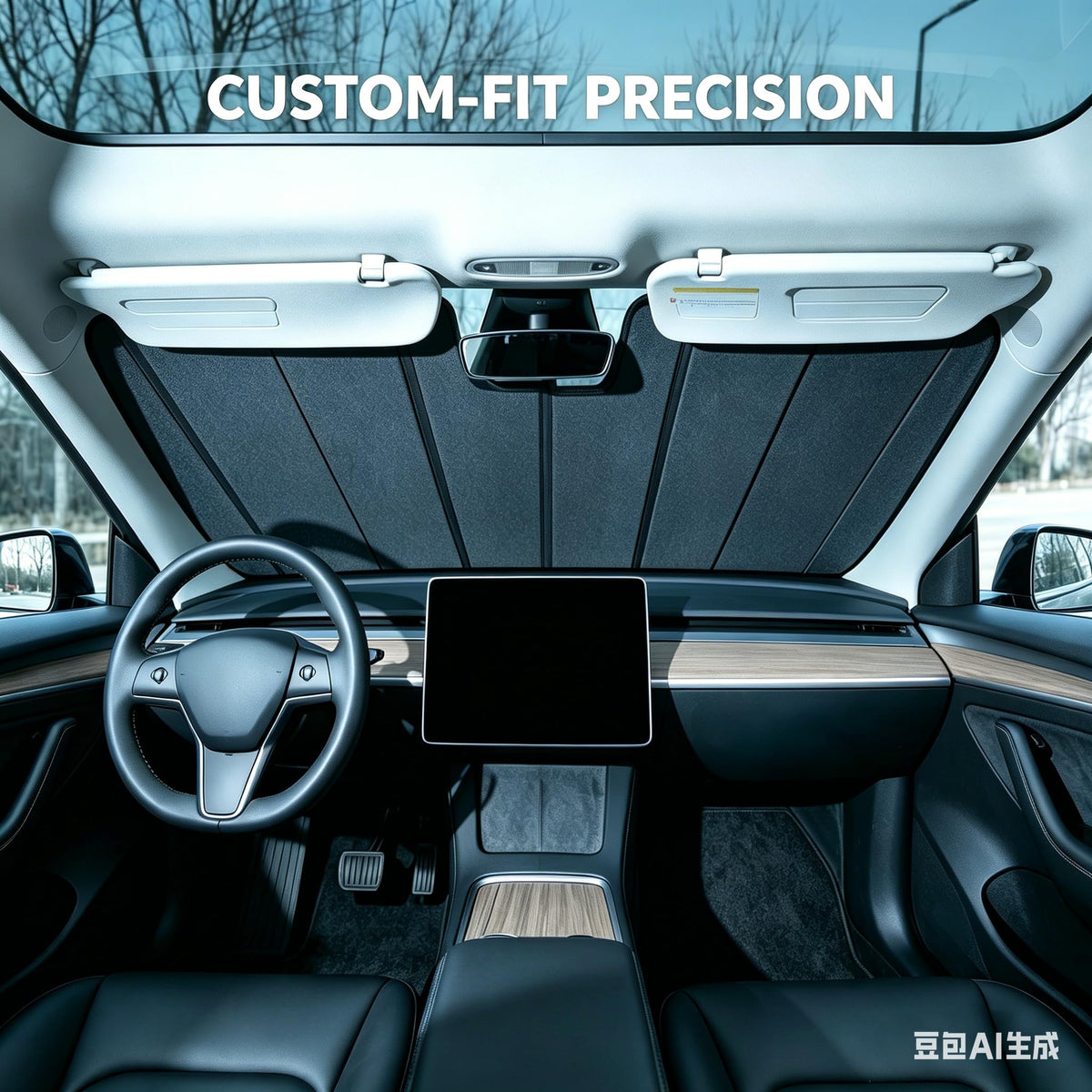 YZZWATW soft backing detail preventing dashboard scratches and preserving trim