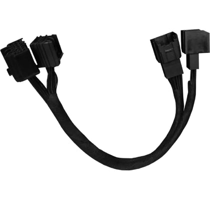 Z Automotive extension front view showing cable and connectors for easier Tazer access