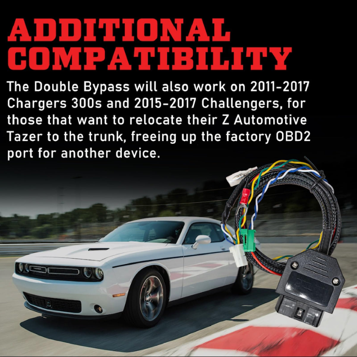 Z Automotive unit installed in trunk demonstrating hidden device benefit