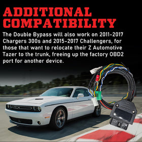 Z Automotive unit installed in trunk demonstrating hidden device benefit
