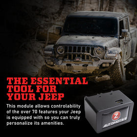 Z Automotive Tazer Mini installed in Jeep OBD port showing fast plug-and-play benefit