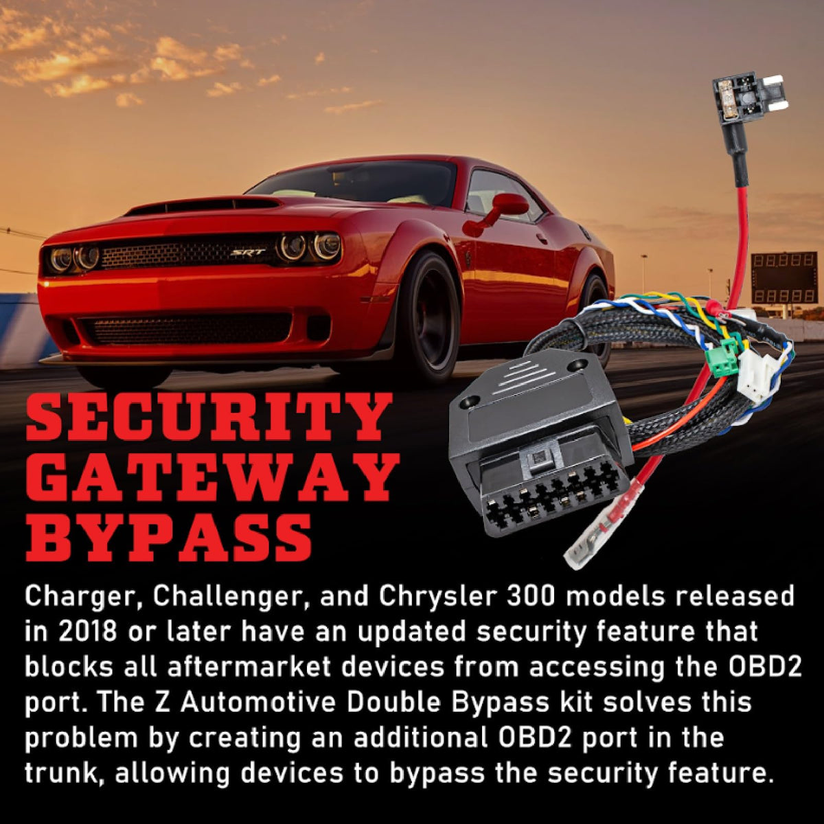 Z Automotive shown near dashboard OBD area for convenient access benefit