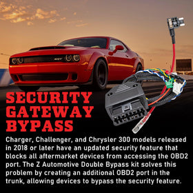 Z Automotive shown near dashboard OBD area for convenient access benefit