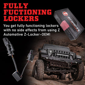 Z Automotive Z-LKR-OEM installed in Jeep engine bay showing easy accessibility and plug-and-play convenience