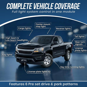 Z-Flash installed under dash in a truck offering tool-free installation benefit