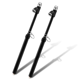 Z-oneMart front view of heavy duty tire pressure gauge showing clear scale and casing for reliability