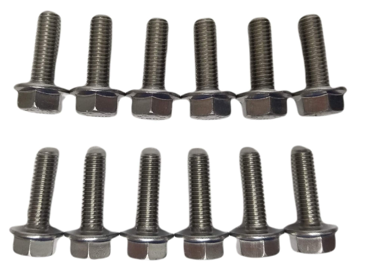 Z Whip close-up of bolt threads showing hardened 304 stainless finish for corrosion resistance