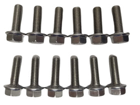 Z Whip close-up of bolt threads showing hardened 304 stainless finish for corrosion resistance