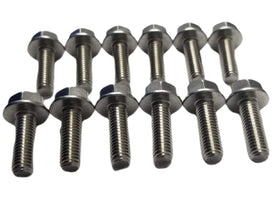 Z Whip bolt head profile seated in exhaust flange illustrating correct fit and secure clamping