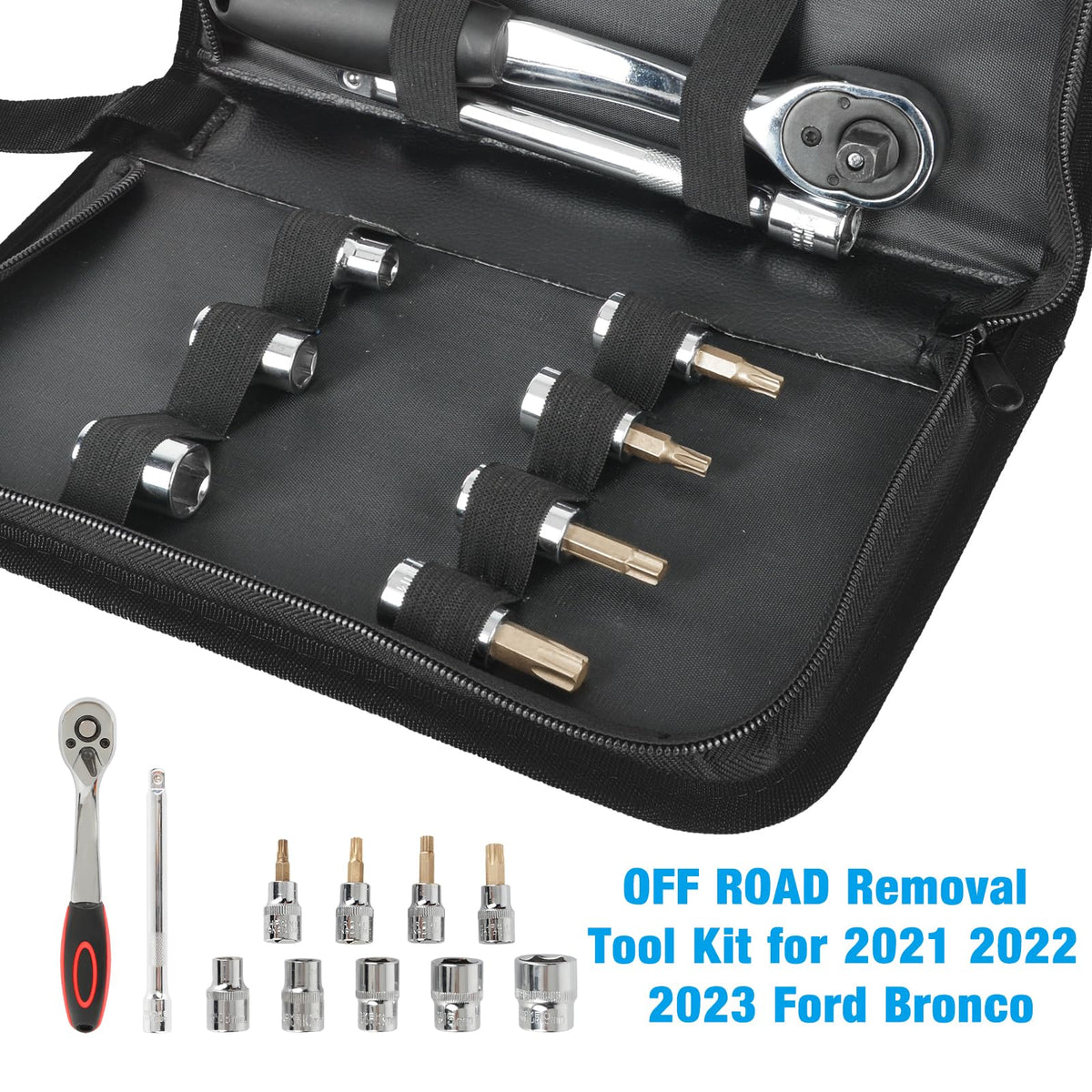 Z8 sockets removing a spare tire bolt showing secure, damage-free operation