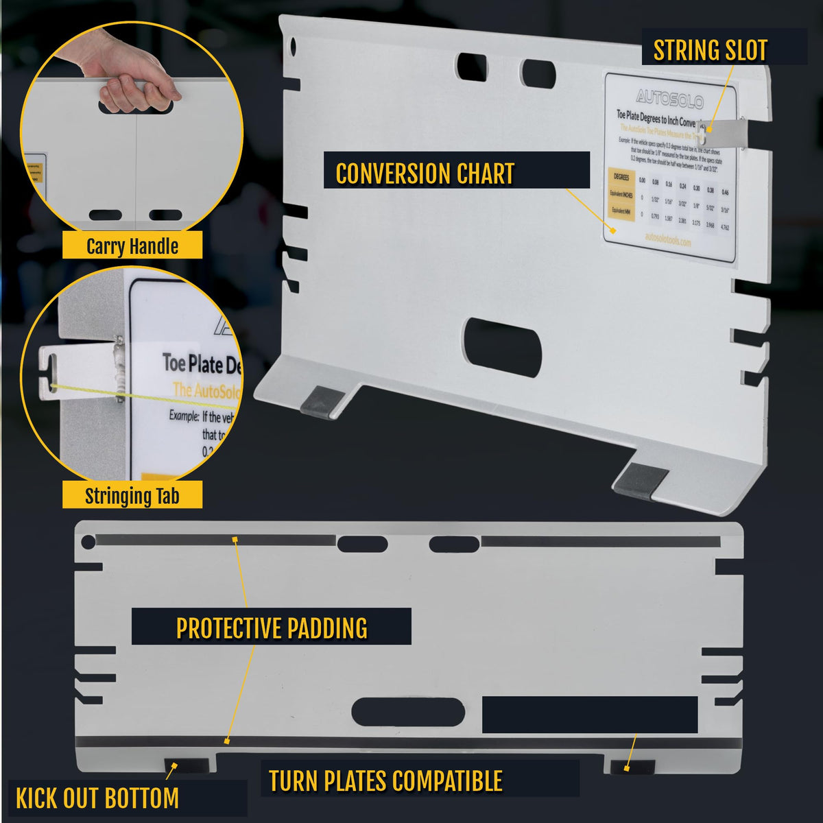 Zackman Scientific degree conversion chart for fast inches-to-degrees conversions