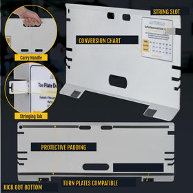 Zackman Scientific degree conversion chart for fast inches-to-degrees conversions
