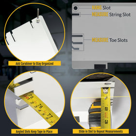 Zackman Scientific dual tape measurers providing quick two-point distance checks