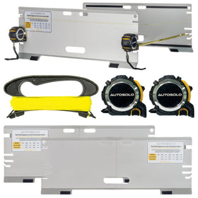Zackman Scientific front view of toe alignment plate kit showing full toolset and benefits