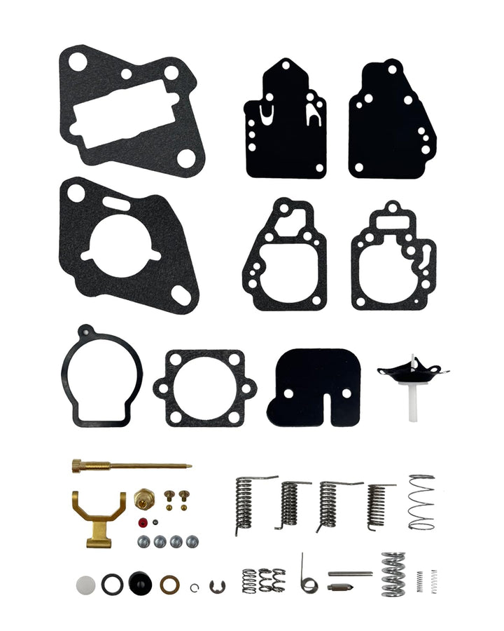 zafee front packaging of rebuild kit showing parts and compatibility benefit